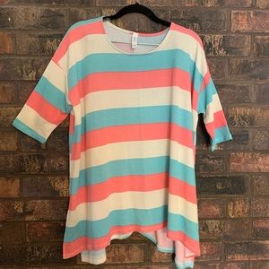 Honeyme striped tee S/M